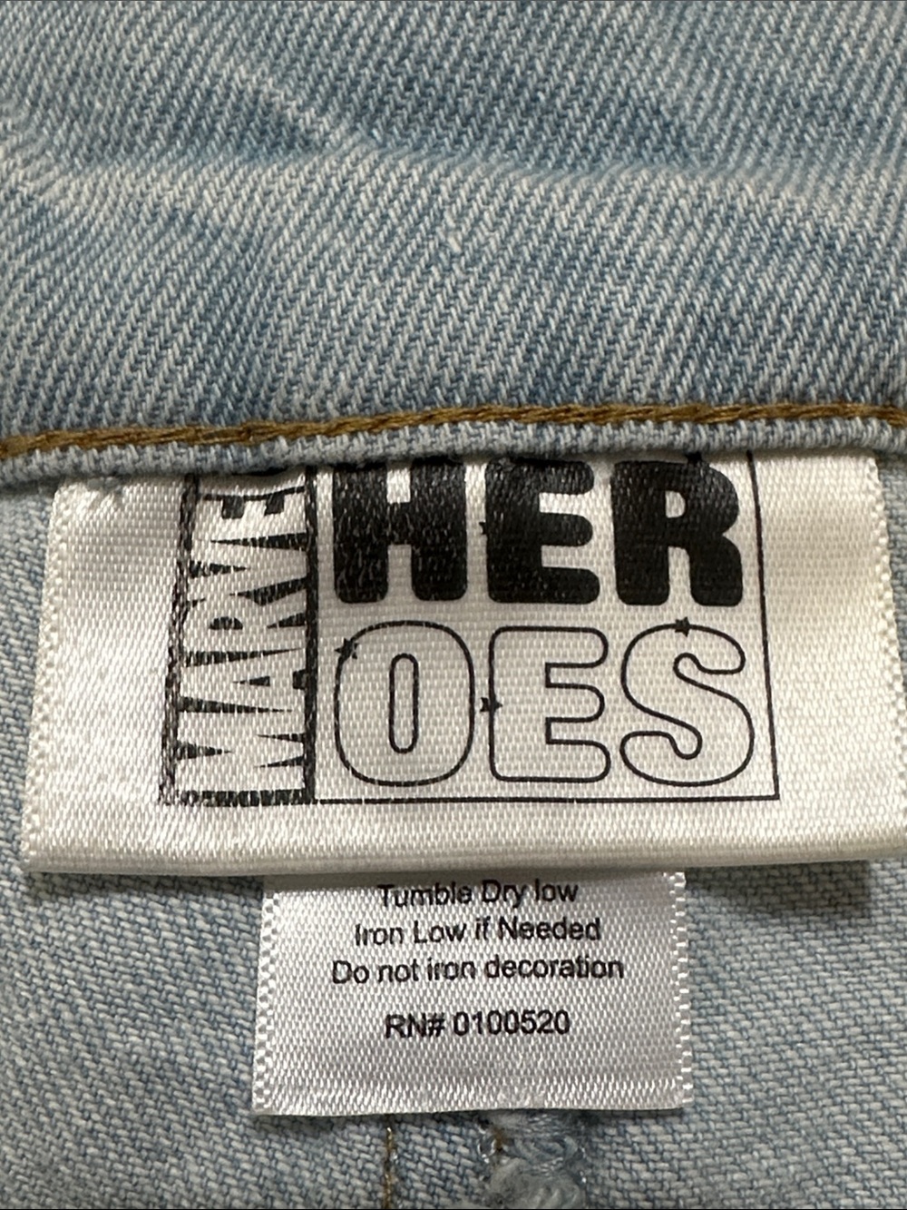 Marvel Light Blue Denim Shorts with Multicolor Comic-Print Panels - Picture 3 of 7